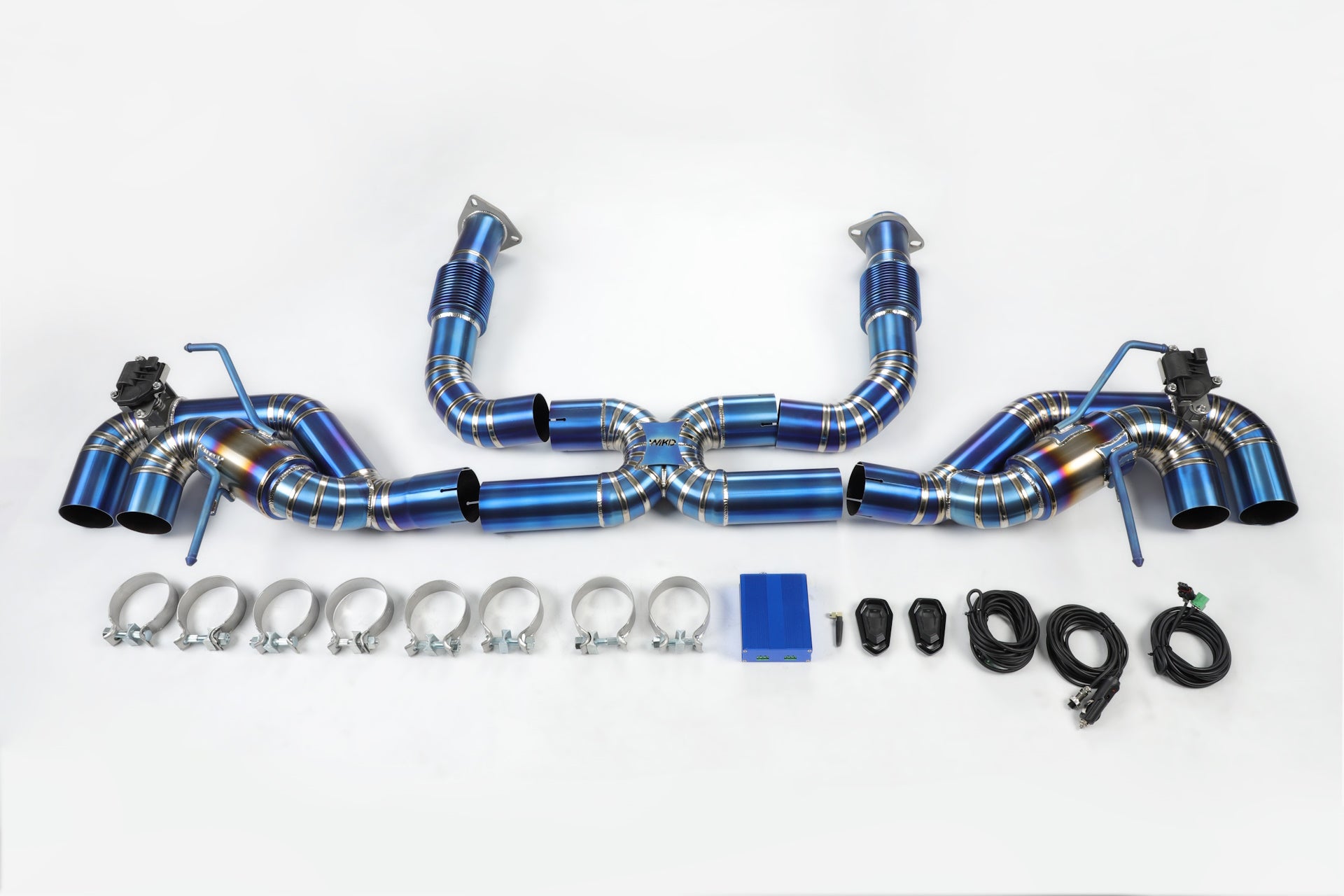 Corvette C8 Titanium Catback 2020+ (Brushed Blue) – WIKD Motorsports