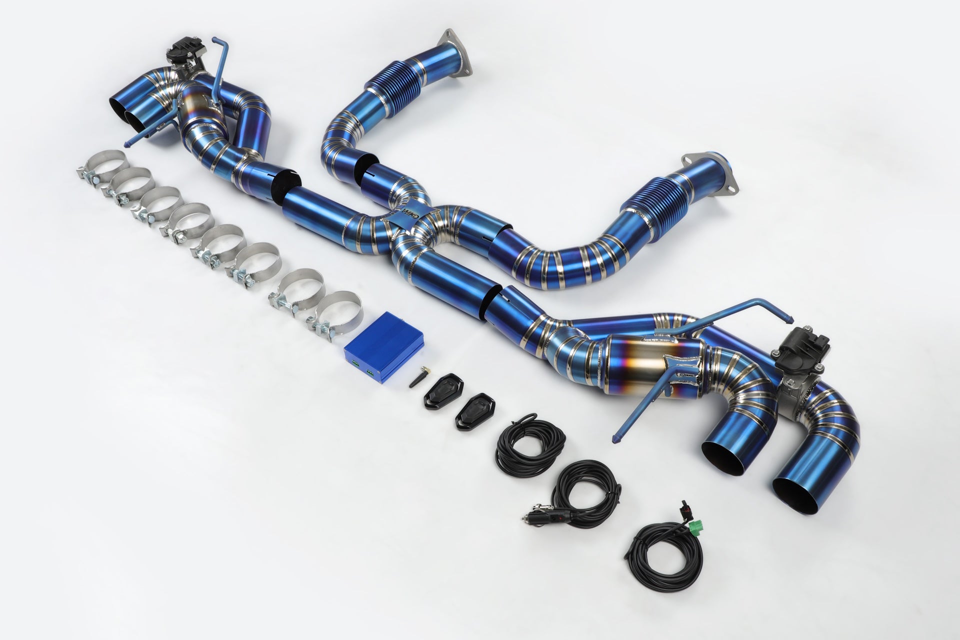 Corvette C8 Titanium Catback 2020+ (Brushed Blue) – WIKD Motorsports